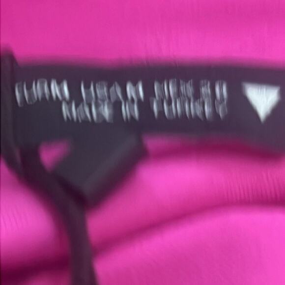 ZARA HOT PINK SATIN NWT KNOT FRONT MINI DRESS SIZE‎ M - Picture 10 of 10